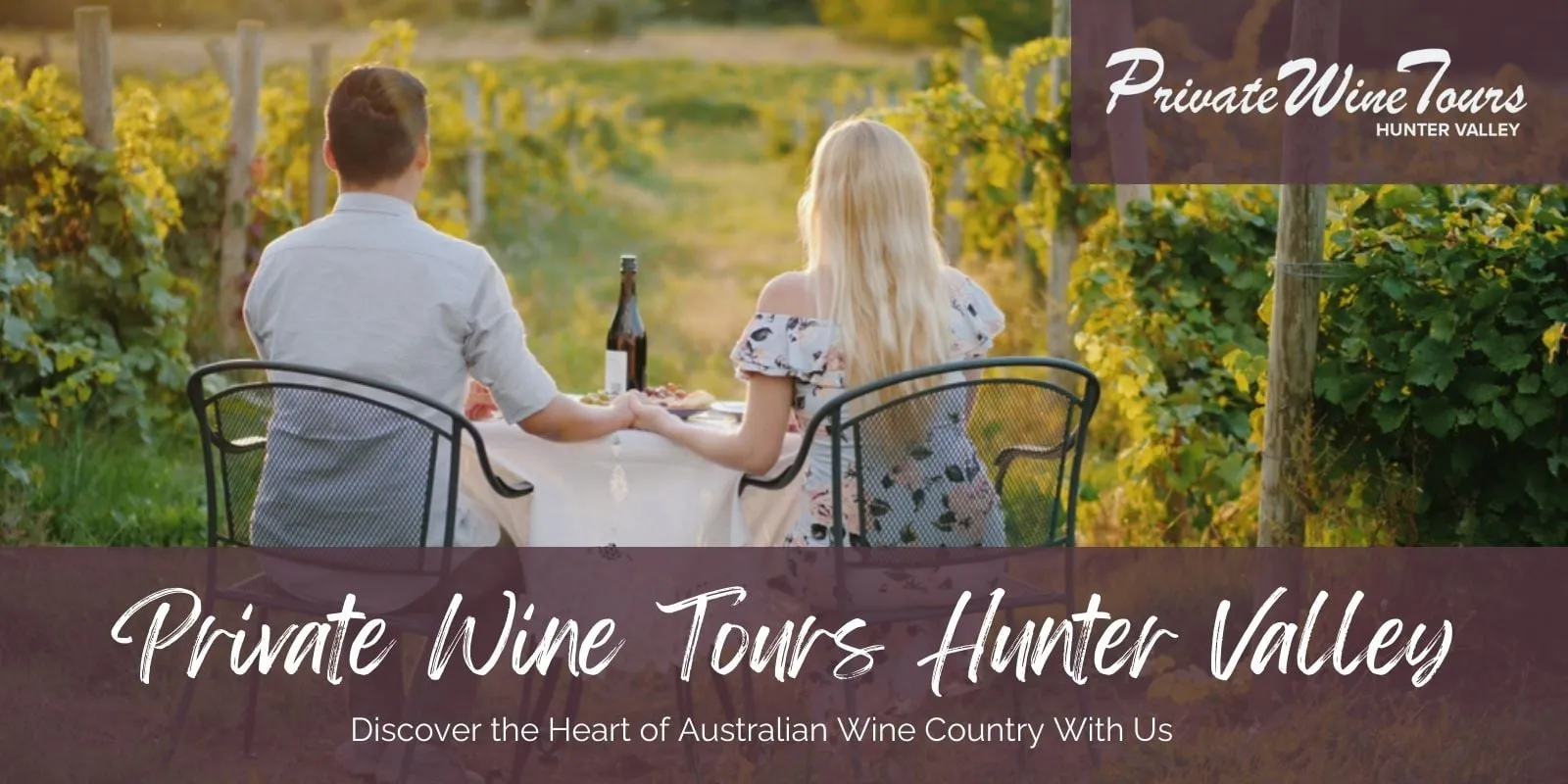 A private wine tour group at a Hunter Valley vineyard